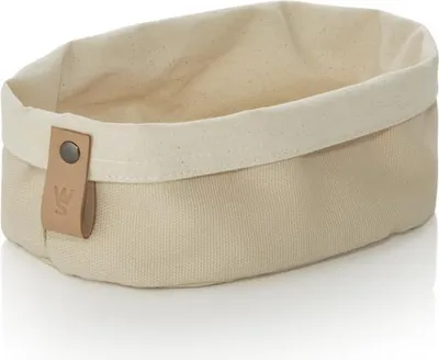 Produktbild von 15x Brottasche Flip Baumwolle, 19 x 15 x 10 cm, cream, Canvas