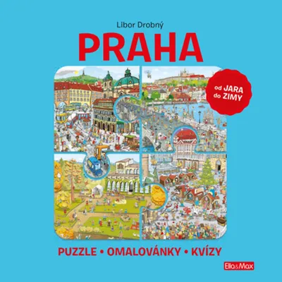 Zdjęcie produktu dla PRAGA - Puzzle, kolorowanki, quizy (Drobný Libor)