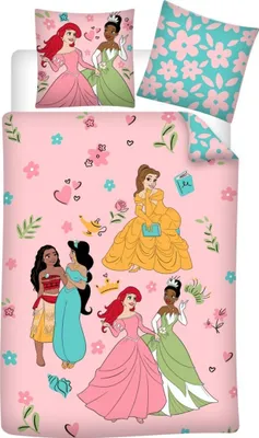 Produktbild von Disney Princess Bettbezug roze- Einzel - 140 x 200 cm