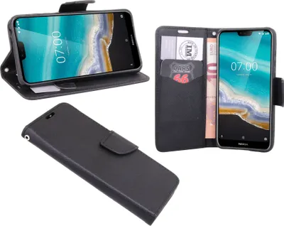 Zdjęcie produktu dla Etui Nokia 7.1 2018 Flip Case Mobile Protective Cover Czarny