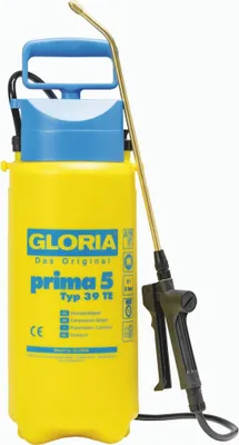 Produktbild von GLORIA prima 5 - Drucksprühgerät 5 L, Gartenspritze inkl. Messing-Lanze und Düse