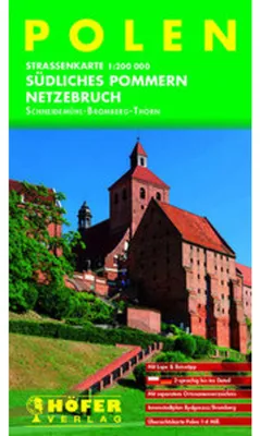 Obrázok produktu pre Poľsko (Južné Pomožansko – Netzebruch – Scheibemühl / Bromberg) 1:200 000 / automobilová mapa