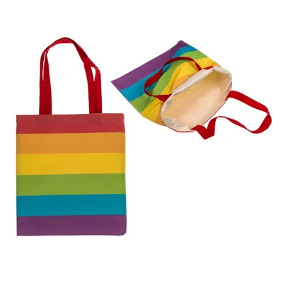 Image de OOTB Sac en coton Pride env. 35 x 40 cm