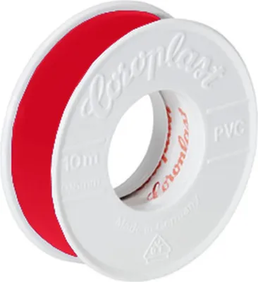 Produktbild von Coroplast Elektro-Isolierband 302 0,15 mm x 25 mm x 10 m rot, 1 Stk.