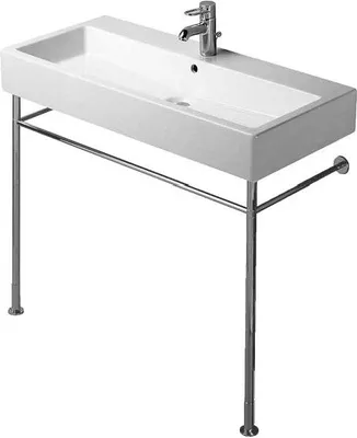 Produktbild von Duravit Duravit Metallkonsole VERO höhenv +50mm f Waschtisch 045410 chr