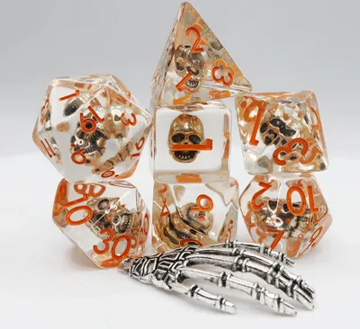 Immagine prodotto di Set di dadi Foam Brain Games - Laughing Skull RPG - multicolore