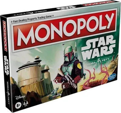Produktbild von Hasbro Monopoly Boba Fett Star Wars Brettspiel Spanisch Mehrfarbig  Mehrfarbig One Size