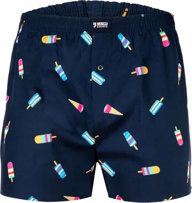 Immagine prodotto di Happy Shorts Boxer da uomo - Stile americano, cotone, fantasia Ice XL