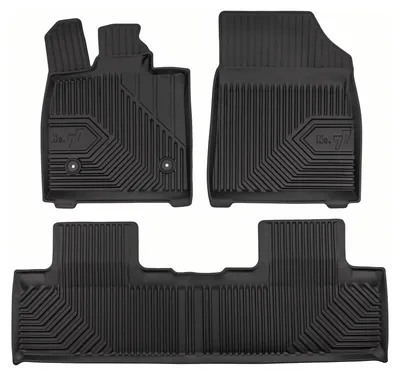 Image de Tapis avant en caoutchouc + tunnel pour BYD Seal U 2024- (SUV) – 3 pièces, noirs, sur mesure