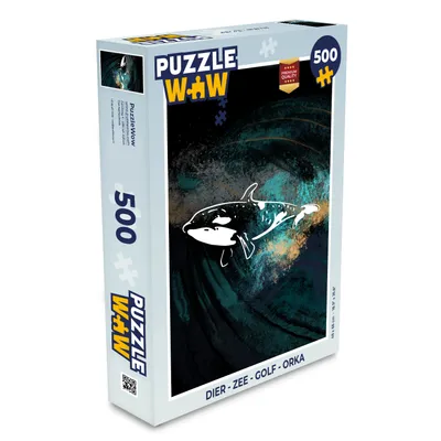 Obrázek produktu pro MuchoWow MuchoWow® Puzzle 500 ks Zvíře - Moře - Záliv - Kosatka