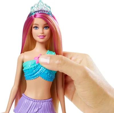 Produktbild von Barbie Dreamtopia Zauberlicht Meerjungfrau Malibu Puppe