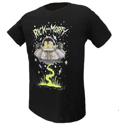 Immagine prodotto di Maglietta Rick and Morty Space Cruiser – Merchandising ufficiale - M