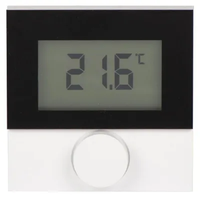 Produktbild von Alpha Smartware Raumbediengerät Display mit Designscheibe RDS 61011-N1, neutral, weiß