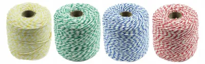 Produktbild von Linotech Bunte Makramee-Baumwollschnur 2mm 500m