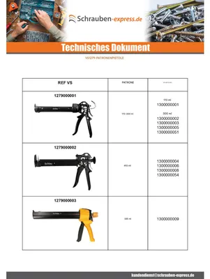 Produktbild von Kartuschenpistole 170-300 ML
