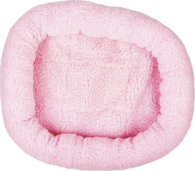 Produktbild von Duvo+ Bett oval Schafsfell rosa für Katzen