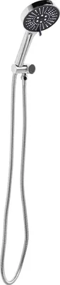 Produktbild von BELIANI Duschkopf mit Brauseschlauch Silber ABS Edelstahl 6 Strahlarten Modern Klassisch Handbrause Set für Badezimmer Dusche