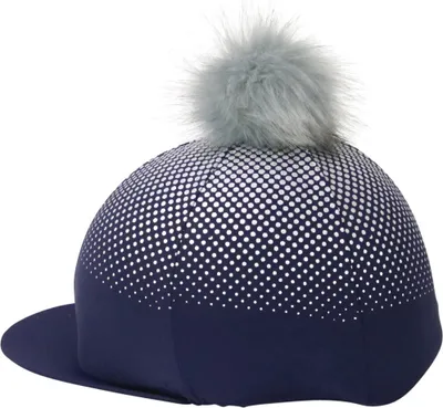 Produktbild von Hy - Glitzer - Helmüberzug "Explosion" BZ4261 (Einheitsgröße) (Marineblau/Altsilber)