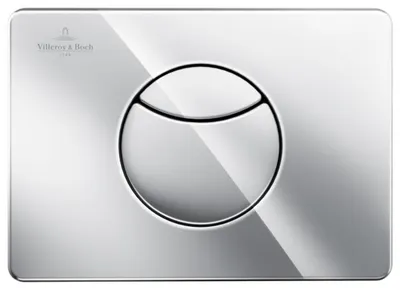 Immagine prodotto di Villeroy & Boch ViConnect plaque de déclenchement pour WC, chasse d'eau à 2 quantités, 205x145x22mm, 92248561, 92248561