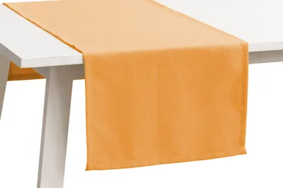Produktbild von Pichler Strukturuni mit Fleckschutz uni Tischläufer 1er Set 150 x 50 cm PANAMA Rechteck bronce , 2 cm breit gesäumt