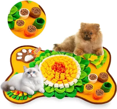 Produktbild von Hundeschnš¹ffelmatte 60 x 43 cm, faltbar, Suchmatte, Trainingsmatte, interaktives Spielzeug fš¹r Haustiere
