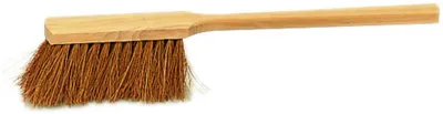 Immagine prodotto di Spazzola a mano in cocco con barba, 4 file, non verniciata, 45 cm, larghezza:nv, finitura:cocco, lunghezza manico:45 cm
