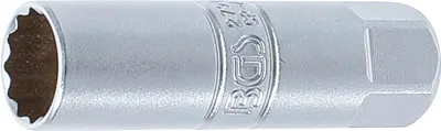 Produktbild von BGS 2791 Zündkerzen-Einsatz Zwölfkant, Antrieb Inn envierkant 10 mm (3/8"), SW 14 mm