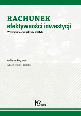 Produktbild von Rachunek efektywnosci inwestycji