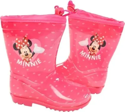 Produktbild von Disney Minnie Maus Kinder Mädchen Stiefel Gummistiefel Regenstiefel 26-34