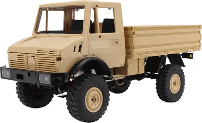 Obrázek produktu pro 1:12 Full Scale RC Truck 2.4G Dálkové ovládání RC Climbing Car 4 Wheel Drive Off Road RC Car with Lamp Set for Kids Yellow (Dětské RC auto na dálkové ovládání)