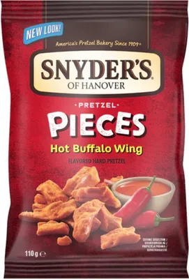 Produktbild von Snyder's of Hanover Pretzel Pieces Hot Buffalo Wings 110g