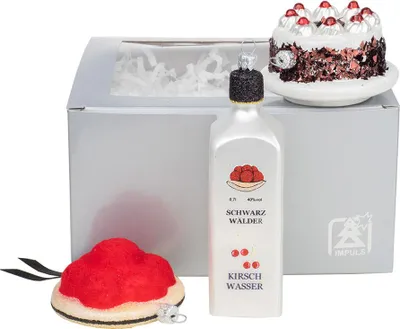 Produktbild von Christbaumschmuck Schwarzwald Set