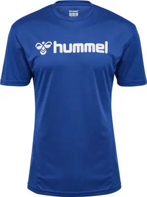 Produktbild von Hummel Logo Kurzarm-t-shirt Blau L Mann Blau L