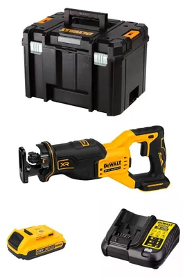 Zdjęcie produktu dla Piła szablasta DeWALT DCS382D1T (1 x 2,0 Ah + DCB107 + TSTAK VI)