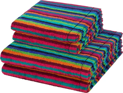 Produktbild von Cawö Lifestyle 2 X Handtuch 2 X Duschtuch im Set Hochwertige Bordüre, Flauschige Qualität, Ansprechendes Design 4er Set