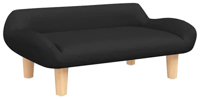 Produktbild von vidaXL Hundebett Schwarz 70x40x24 cm Stoff