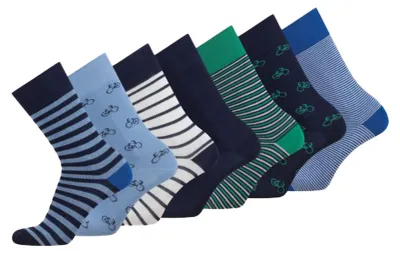 Produktbild von TOM TAILOR Herren Socken 7er Box Baumwollsocken für Alltag & Freizeit