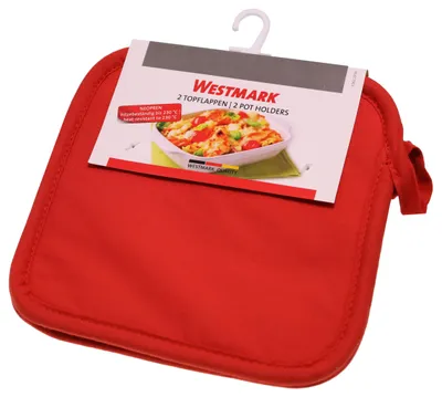 Produktbild von Westmark 15622270 2 Topflappen | Baumwolle mit rutschfestem Neopren |