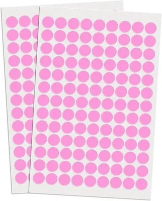 Produktbild von Runde 13 mm Selbstklebende Wasserfest - Farbkodierte Etiketten - 1170 Stück