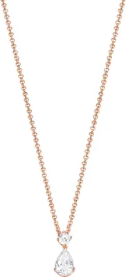 Produktbild von Esprit Damen Kette Collier Silber Rosé Zirkonia Drop solitaire ESNL92992B420