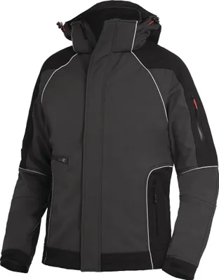 Produktbild von FHB Softshell-Jacke Walter Größe L anthrazit-schwarz 96% Polyester , 4% Elasthan - 78518 FB.1221
