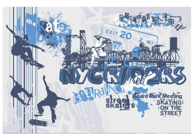 Obrázok produktu pre Dimex fototapeta MS-5-0313 Skejťáci 375 x 250 cm
