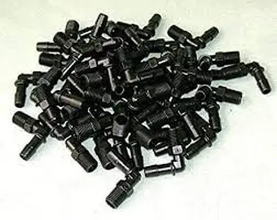 Immagine prodotto di Set di raccordi a gomito, composto da 100 pezzi, con filettatura NPT da 1/4" e 3/8"