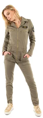 Produktbild von Schott NYC TRJUMP21W Jumpsuit, Light Khaki, S Damen, Light Khaki, 36