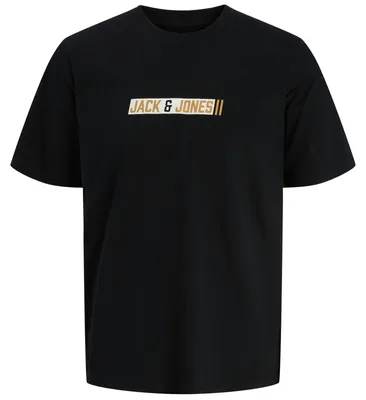 Produktbild von Jack&Jones Übergrößen T-Shirt schwarz JJMUNK