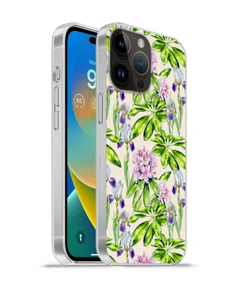 Produktbild von MuchoWow® Handyhülle Schutzhülle Hülle für Apple iPhone 14 Pro - Softcase Hortensie - Blatt - Blüte Silikon Softcase Handy Hülle - Umschlag