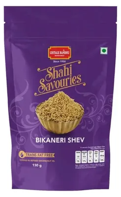 Zdjęcie produktu dla Bikaneri shev Chitale Bandhu Bikaneri Shev 150g - z besanu korzenny