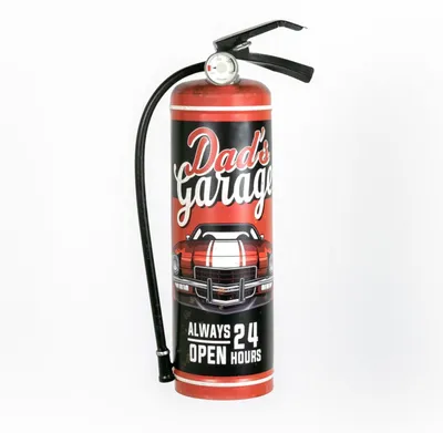 Produktbild von ZEP Wanddekoration Feuerlöscher FIRE 46,5x22x6,5 cm