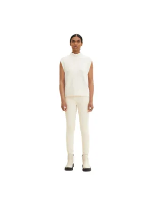 Zdjęcie produktu dla TOM TAILOR Damskie spodnie Alexa Slim, model 1034190, kolor: Soft Buttercream (jasnożółty), rozmiar: 40W / 32