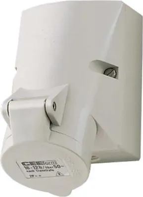 Produktbild von Wanddose 16A,5p,1h,>50V,IP44 2675